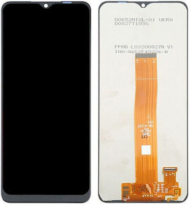 Οθόνη LCD mit Touchscreen für Galaxy A12 (Schwarz)