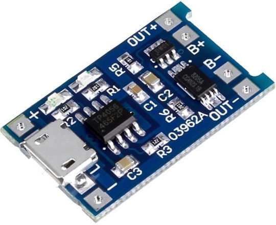 TP4056 Lithium Battery Charger and Protection Module 1A