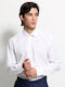 Long Sleeve Shirt In Narrow Fit White