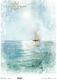 ITD Collection Reispapier Decoupage Light Blue
