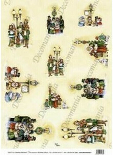 Decomania Melody Für Weihnachten Reispapier Decoupage