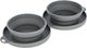 Kerbl Fold Travel Bowl Silicone Food for Dog & Cat 2x 300ml in Gray Color