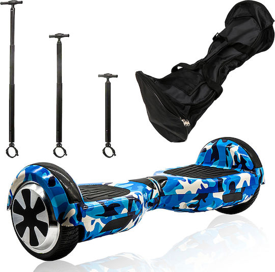 Smart Balance Wheel Army Blue PS-115781 με Τιμόνι Τσάντα