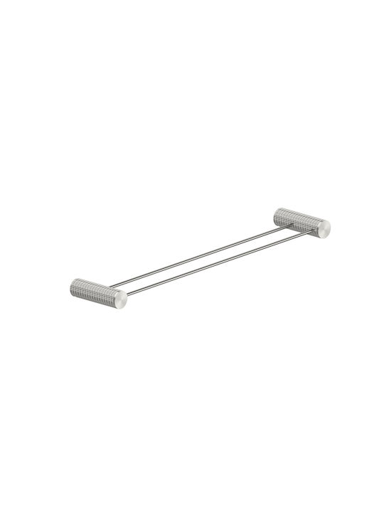 Sparke Miratto-06 Double Wall-Mounted Bathroom Rail Silver