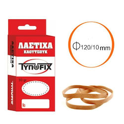 Typofix Gummibänder Verpackung Breite mit Durchmesser 120mm Braun 50gr