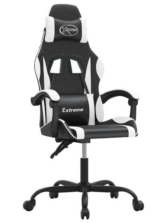 vidaXL 3143871 Καρέκλα Gaming Δερματίνης Μαύρο/...