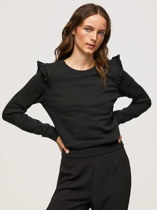 Pepe Jeans Libby Women's Blouse Cotton Long Sleeve Black