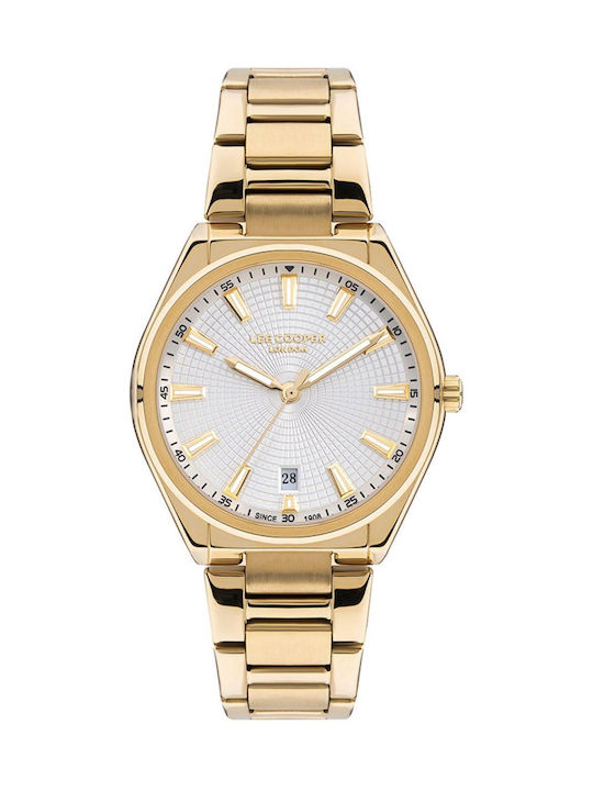 Lee Cooper Uhr mit Gold Metallarmband