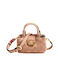 Guess Mini Satchel Kids Bag Shoulder Bag Beige 16cmx6cmx10cmcm