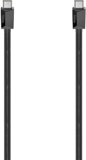 HAMA Редовна USB 2.0 Кабел USB-C мъжки - USB-C мъжки 60W Черен 1.5м (00200630)