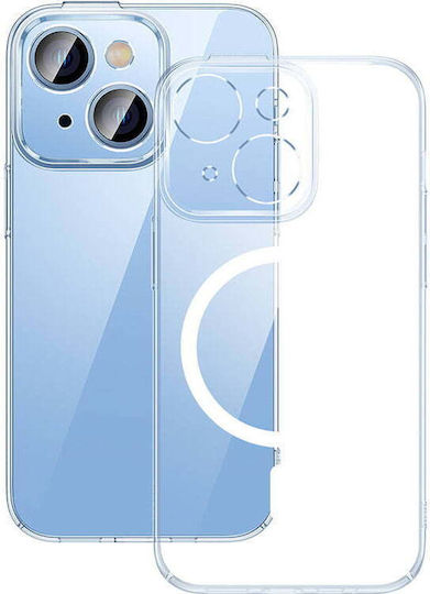 Baseus Crystal Задна корица Силикон 0.1мм Магнитен Прозрачен (iPhone 14)