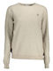 U.S. Polo Assn. Women's Blouse Long Sleeve Beige