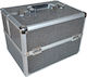 Ro-Ro Accessories Metallic Cosmetic Case Black H24xW31xD23cm