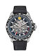 Patrouille De France Athos 5 Herrenuhr 45mm Batterie mit Schwarz Lederarmband