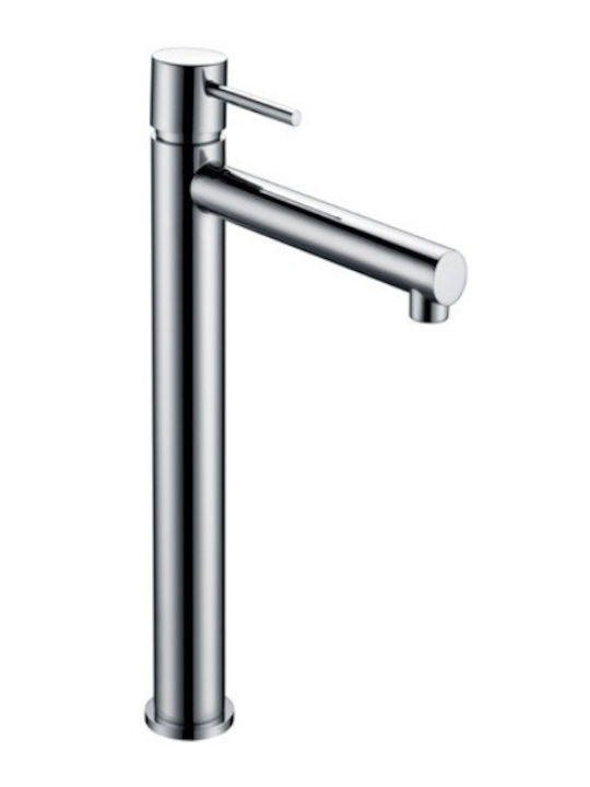 Excel Minimal Mixing Tall Sink Faucet Silver