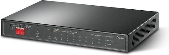 TP-LINK TL-SG1210MP v3 Unmanaged L2 PoE+ Switch με 9 Θύρες Gigabit (1Gbps) Ethernet και 1 SFP Θύρα