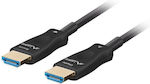 Lanberg HDMI 2.1 Cable HDMI male - HDMI male 20m Μαύρο