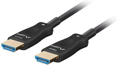 Lanberg HDMI 2.1 Cablu HDMI de sex masculin - HDMI de sex masculin 20m Negru