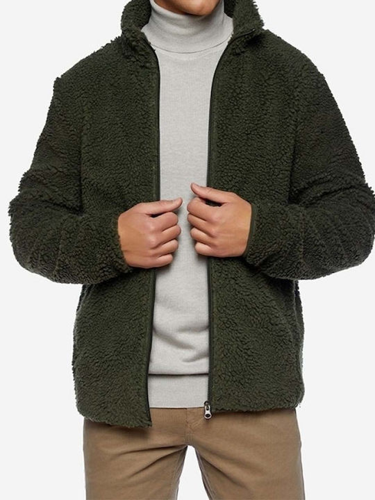 Ανδρική Ζακέτα Fleece Χακί