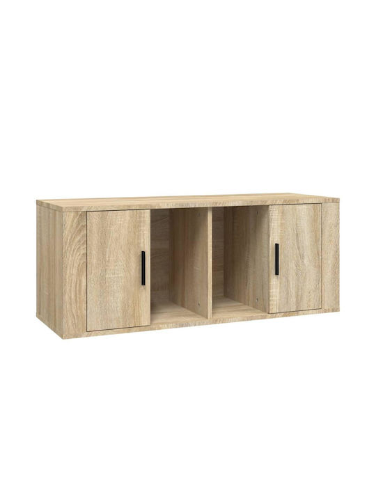 Particle Board TV Furniture Sonoma L100xW35xH40cm