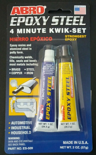 Abro ES-509 Epoxidic Lichid Cola pentru Metale 57gr 1buc