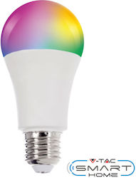 V-TAC Smart LED-Lampe 14W für Fassung E27 und Form A65 RGB 1400lm Dimmbar