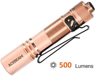Acebeam Φακός LED με Μέγιστη Φωτεινότητα 500lm Pokelit