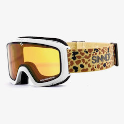 Sinner Duck Mountain Kids Multicolour Ski Goggles with Yellow Lens