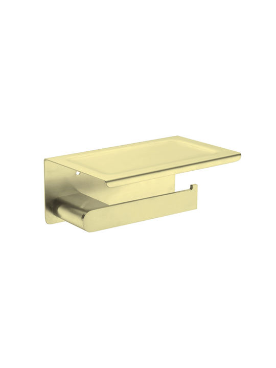 Sparke Lume 08 Επιτοίχια Χαρτοθήκη Μεταλλική Brushed Gold
