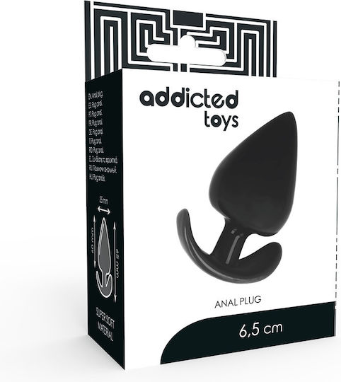 Addicted Toys Anal Plug Schwarz 6.5cm
