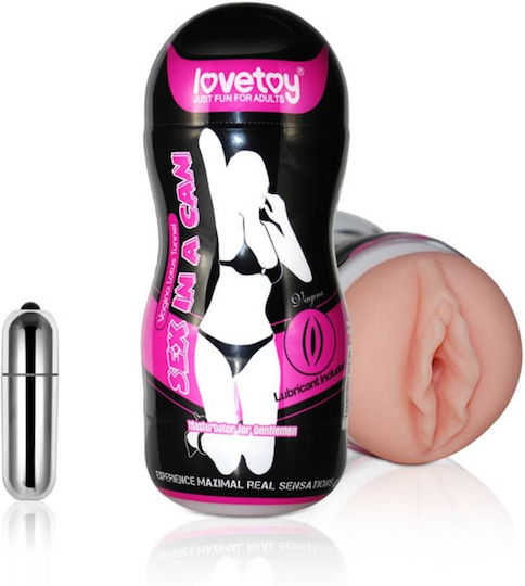 Lovetoy Sex In A Can Masturbator mit Vibration 1Stück