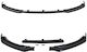 Carner Spoiler Car Front 3 pieces Glossy Black Compatible with Audi A4 B8 2011-2015