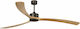 Faro Barcelona Kauai XXL Ceiling Fan 240cm Brown/Pine