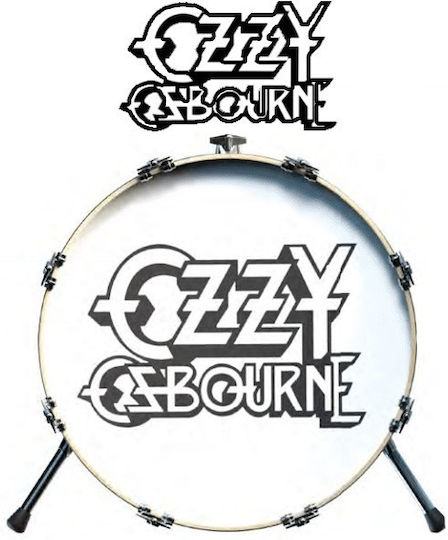 Numskull Ozzy Osbourne Drum Lustră Decorativă Iluzie 3D Alb