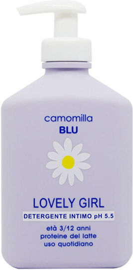 Camomilla BLU Kids' Bubble Bath Intimate Wash Lovely Girl with Chamomile for the Sensitive Area in Gel Form 300ml