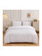 Marwa Duvet Cover Queen 220x240 White