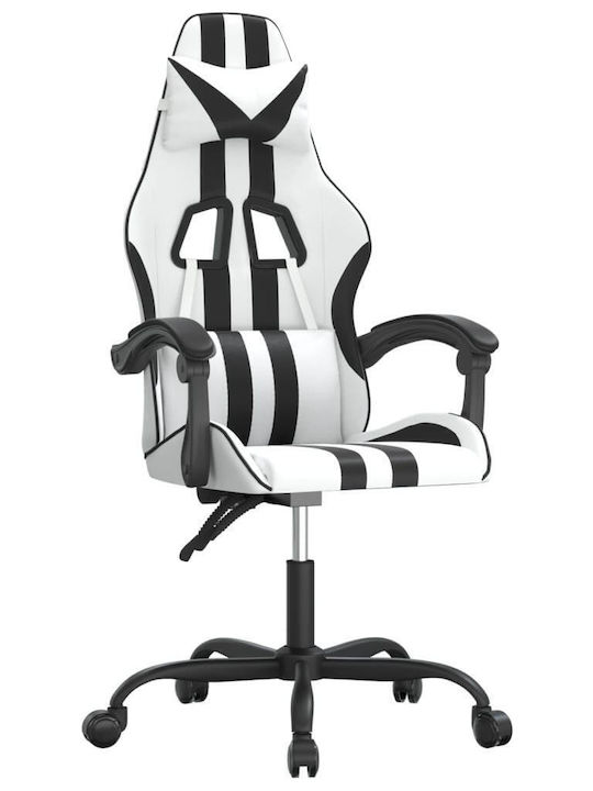 vidaXL 349529 Καρέκλα Gaming Δερματίνης Λευκό/Μ...