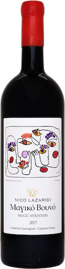 Nico Lazaridi Wine Magic Mountain Red Dry in Wooden Box 3000ml