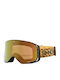 Sinner Olympia Ski & Snowboard Goggles Kids Black with Lens in Yellow Color