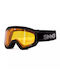 Sinner Estes Ski & Snowboard Goggles Kids Black with Lens in Yellow Color