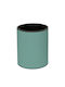 Pam & Co Металик Кошче за офисни отпадъци 6лт Turquoise 20x20x24см