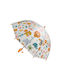Next Kinder Regenschirm Gebogener Handgriff Durchsichtig mit Durchmesser 75cm.