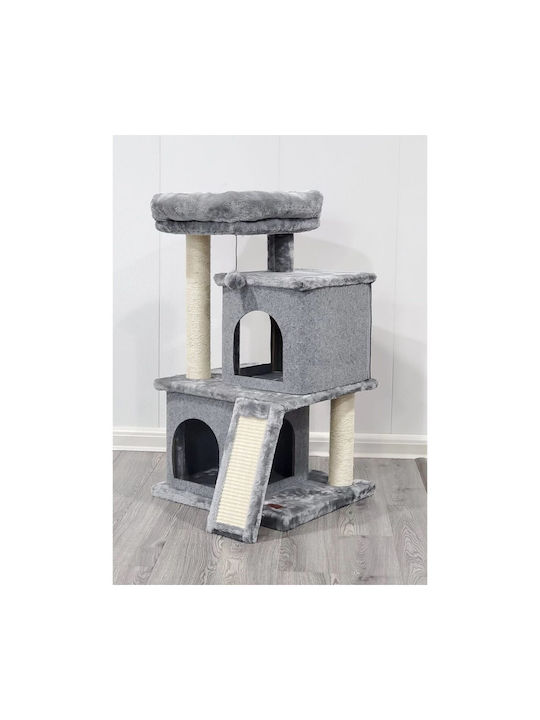 Animal Cat Scratching Post Cat Trees Gray 50x45x87cm.