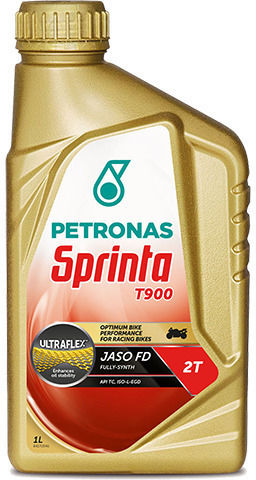 Petronas Τ900 Sprinta Sintetic Ulei de motocicletă pentru motoare în doi timpi 1lt