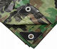 Bradas CAMOforest Waterproof Tarpaulin 90gr/m² 5x4m. Light Type Khaki