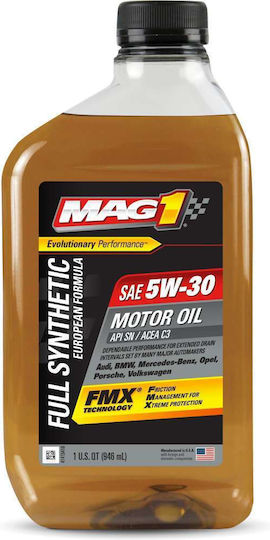 MAG1 Συνθετικό Λάδι Αυτοκινήτου 5W-30 0.946lt