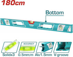 Total TMT218086 Нивелир Алуминиев 180бр с 3 Очи