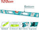 Total TMT212086 Spirit Level Aluminum 120cm wit...
