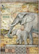 Stamperia Savana The Elephant Ριζόχαρτο Decoupage