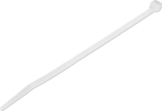 Powertech Δεματικά Καλωδίων Πλαστικά 350mmx4.8mm σε Λευκό χρώμα (100τμχ) (TIES-057)